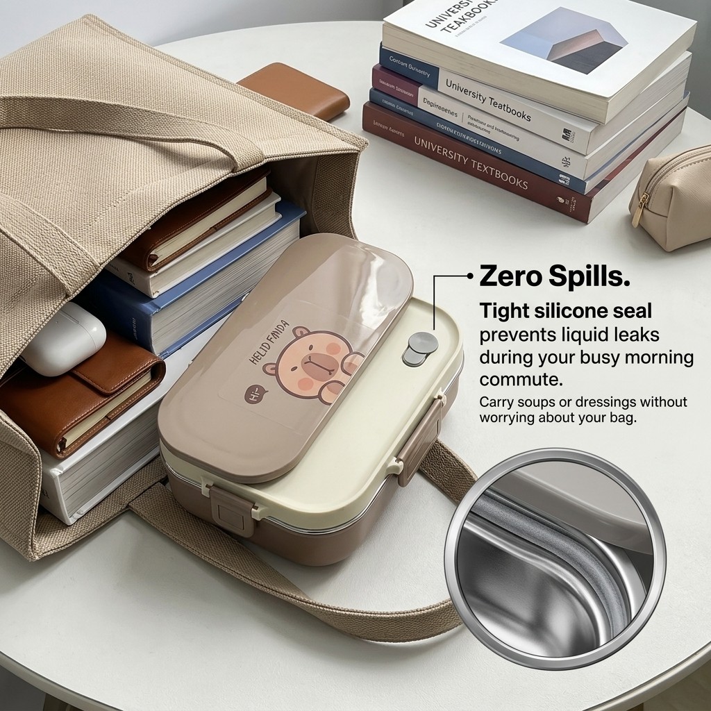 304 Stainless Steel Bento Lunc - Food Storage 30 Years recension och pris
