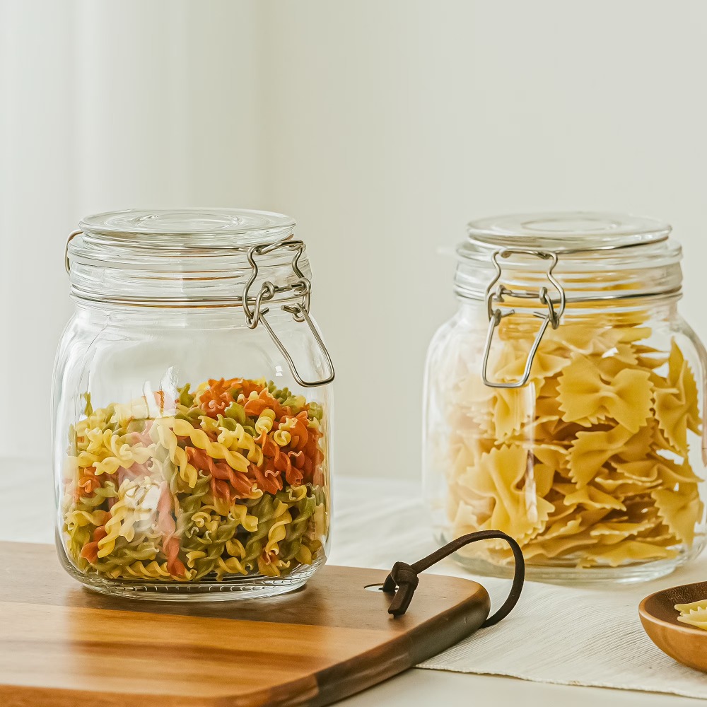 Mainstays 38 oz Glass Food Sto - Food Storage Plastic Container recension och pris