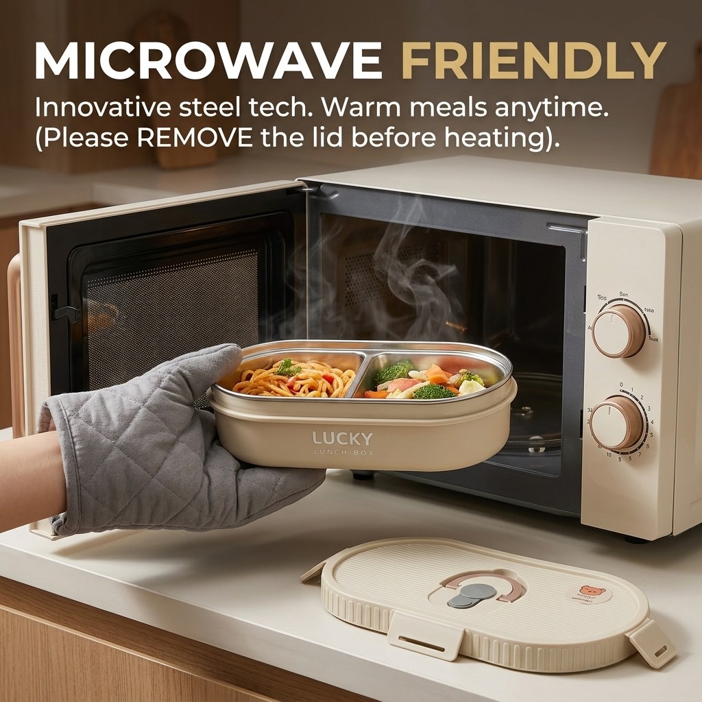 Microwavable 304 Stainless Ste - Food Storage 30 Years recension och pris
