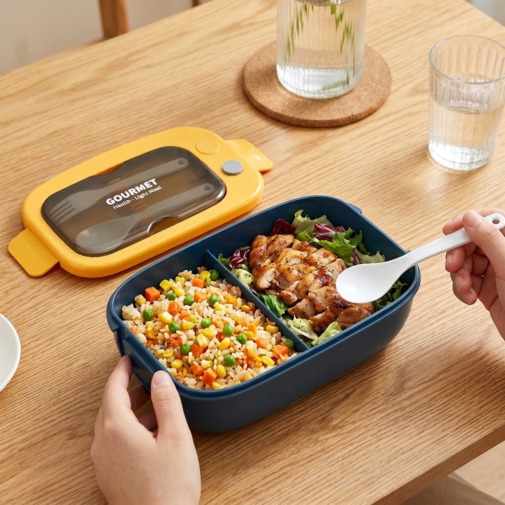 Microwavable Plastic Bento Box - Food Storage Containers B&M recension och pris
