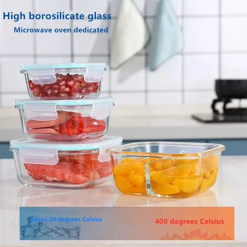 Glass Fresh-Keeping Box high B - Food Storage Containers Glass recension och pris