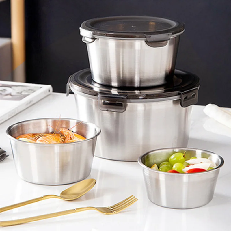 304 Stainless Steel Bento Lunc - Food Storage Containers B&M recension och pris