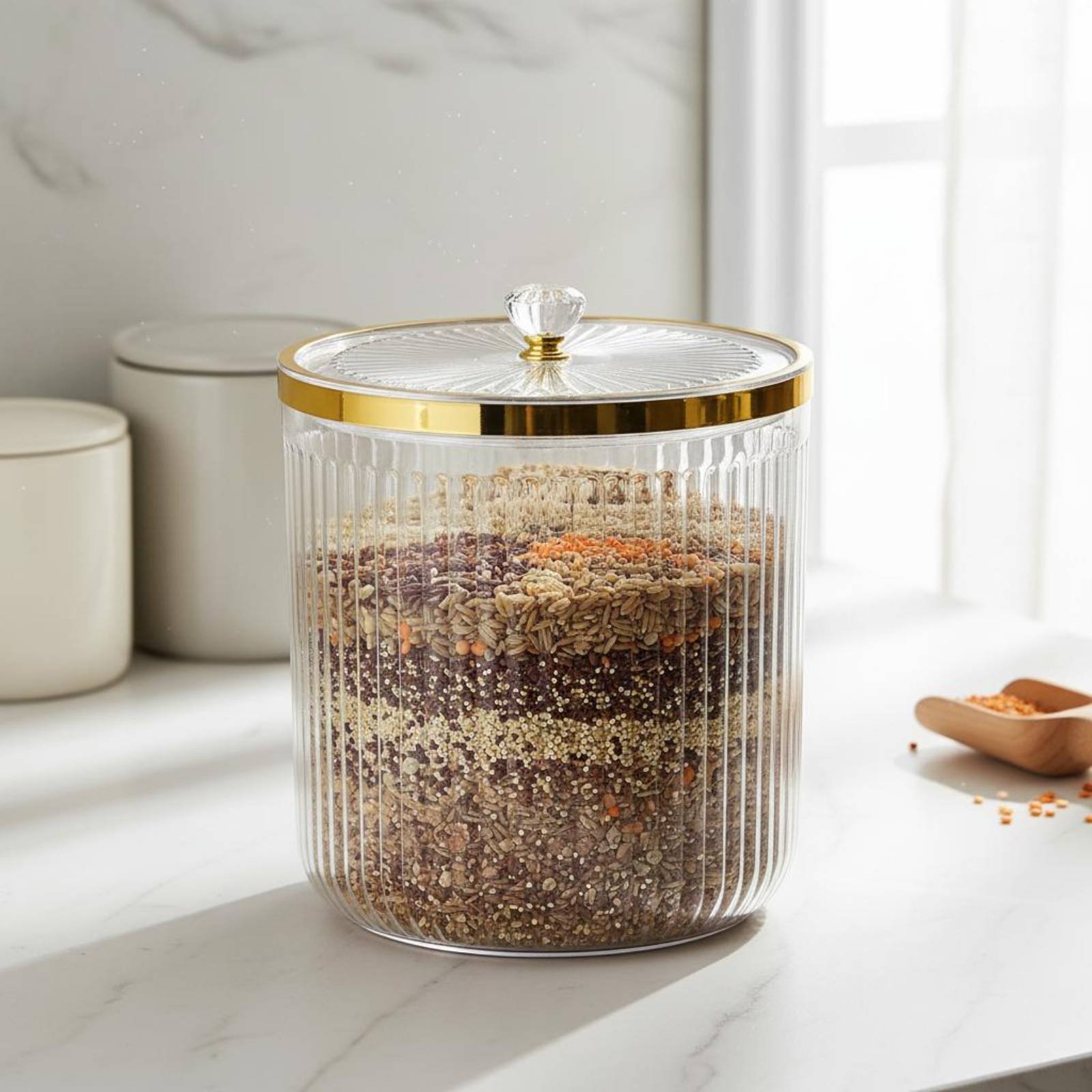 Dry Food Storage Container Wid - Food Storage Design recension och pris