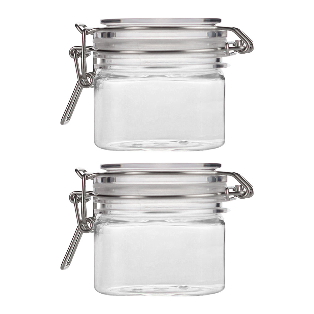 2Pcs Sealed Storage Jars Trans - Food Storage Plastic Container recension och pris