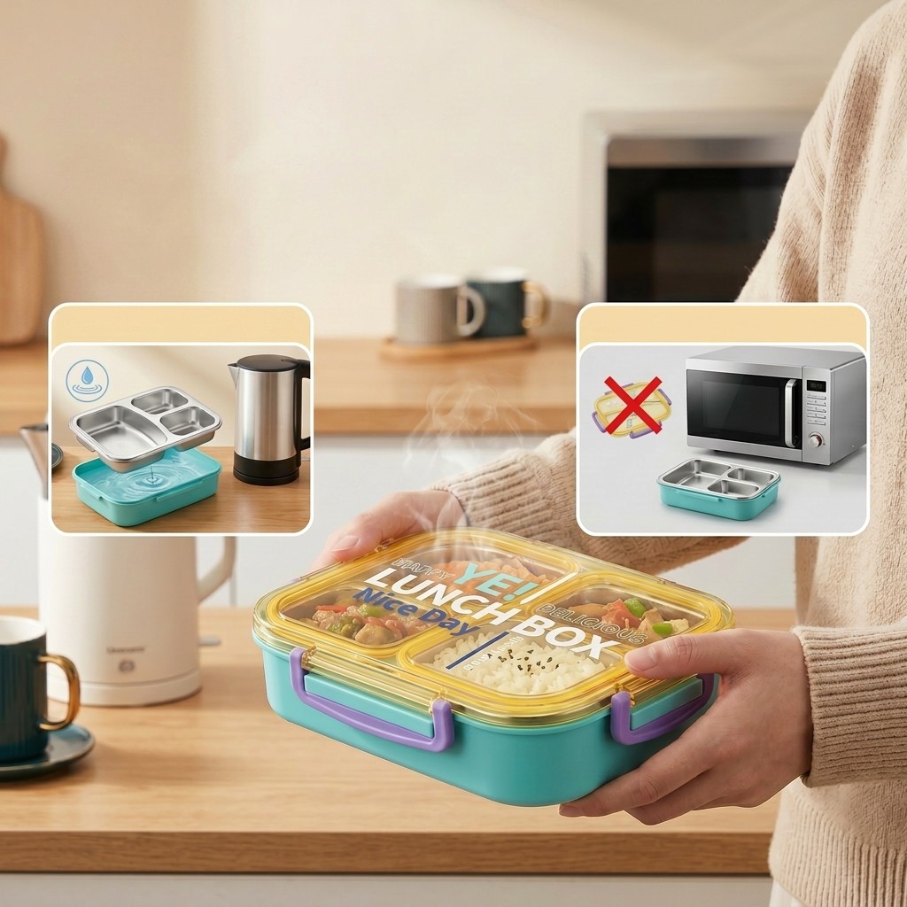 Microwavable 304 Stainless Ste - Food Storage 30 Years recension och pris