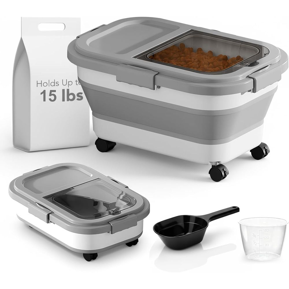 15 Lbs Dog/Cat Food Storage Co - Food Storage Dog recension och pris