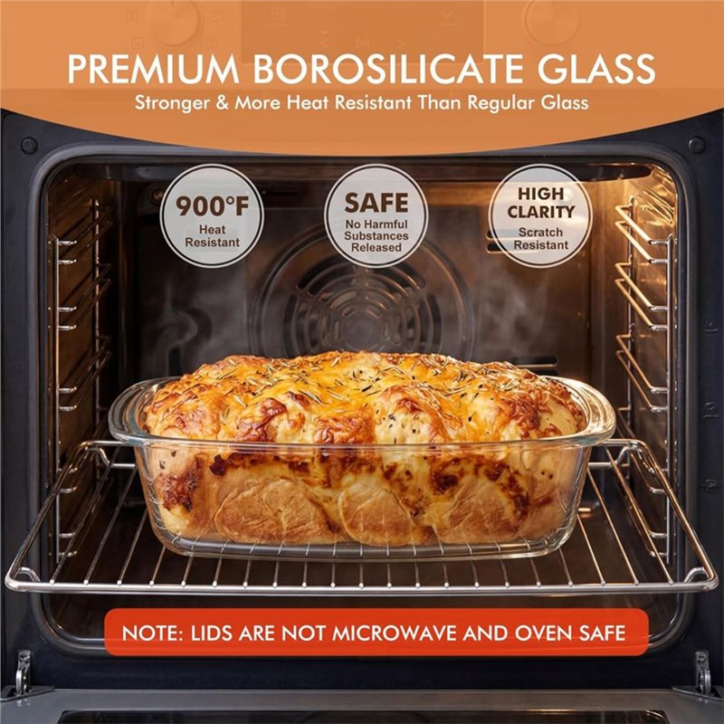 ABMR-Loaf Pan 2-Pack LARGE 7.6 - Food Storage Glass Containers Large recension och pris