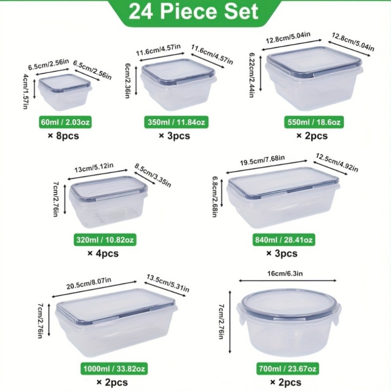 48PCS BPA-Free Food Storage Se - Food Storage Design recension och pris