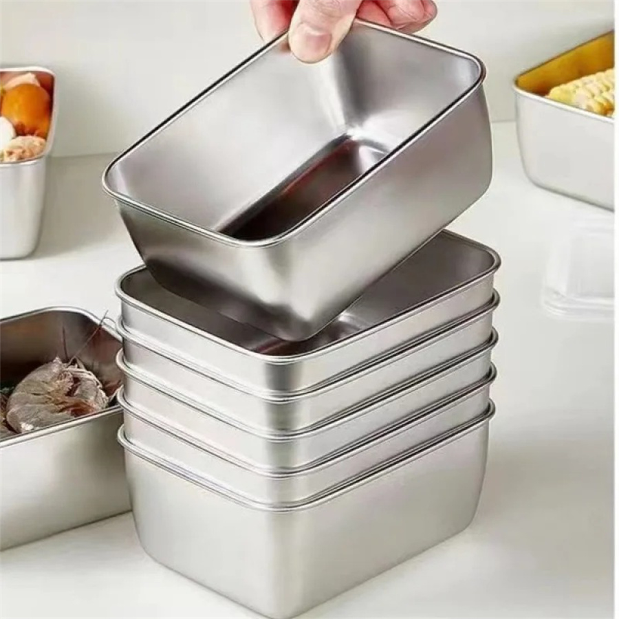 1/3/5pcs Stainless Steel Food  - Food Storage Containers B&M recension och pris