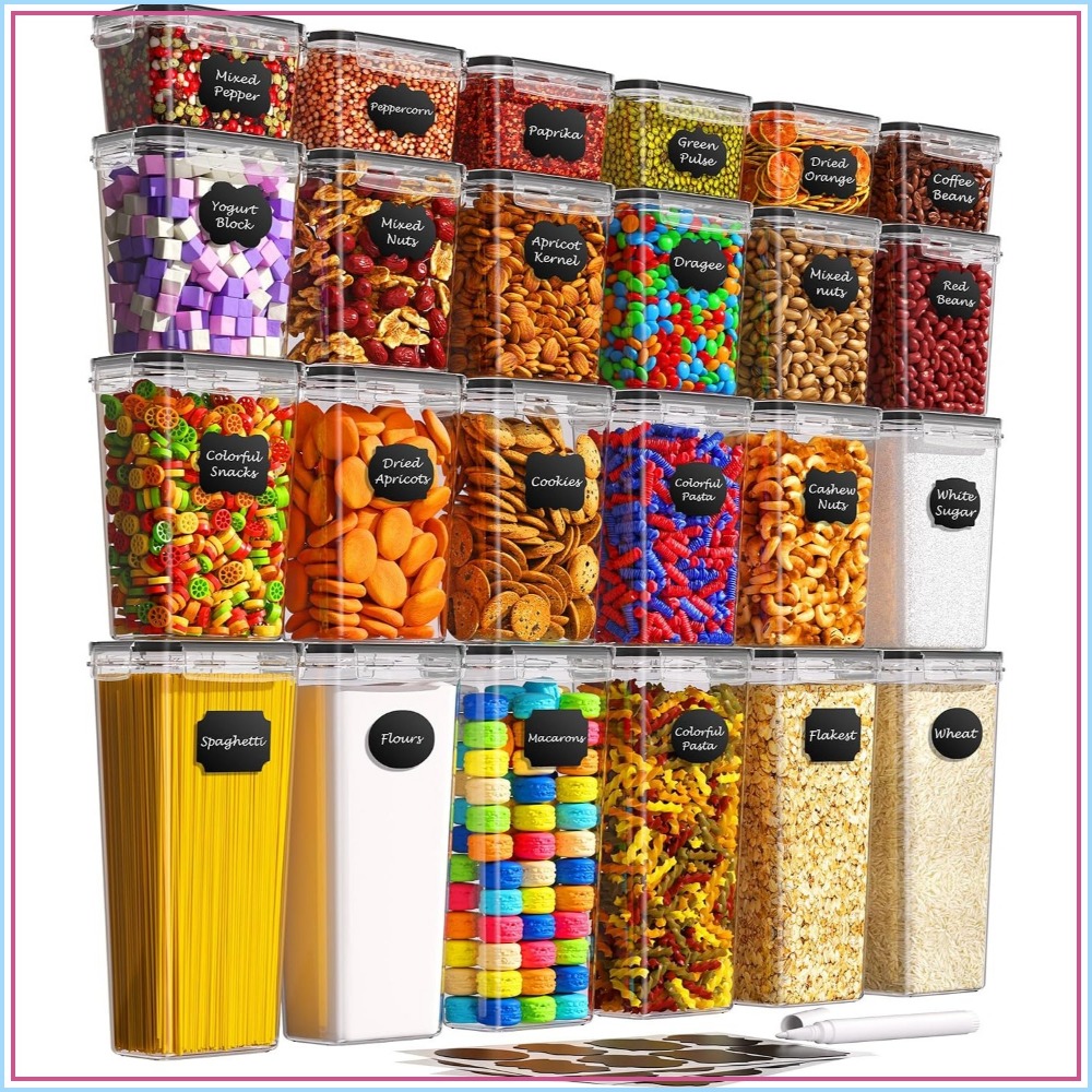 24 PCS Airtight Food Storage C - Food Storage And Containers recension och pris