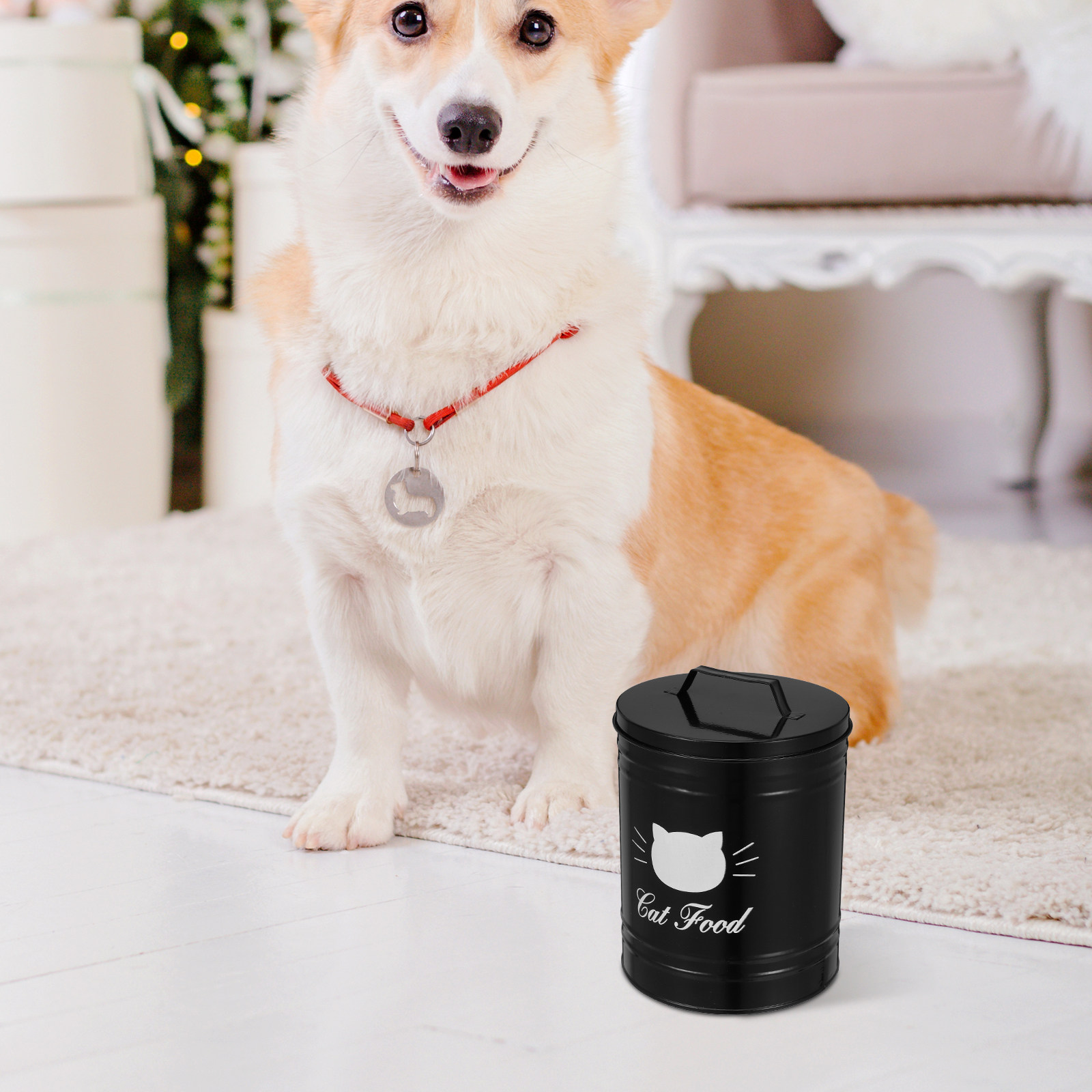 Iron Pet Food Storage Bin Airt - Food Storage Design recension och pris