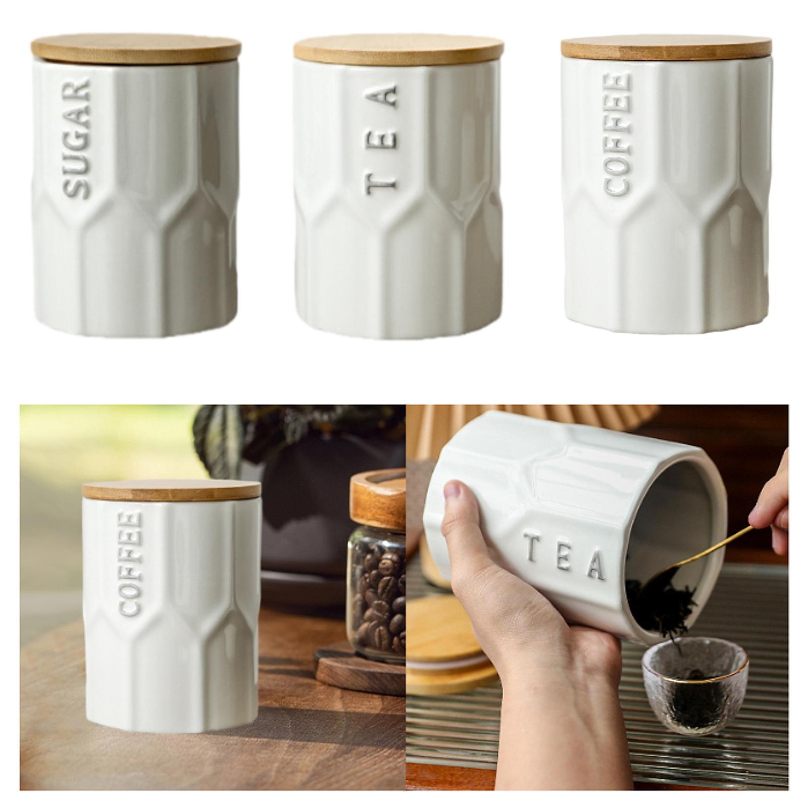 Ceramic Canister Wide Mouth De - Food Storage Design recension och pris