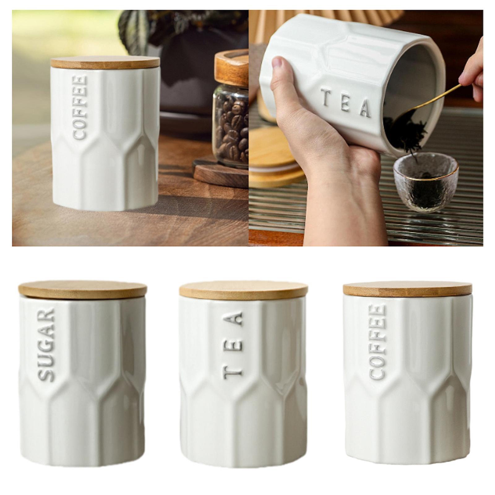 Ceramic Canister Wide Mouth De - Food Storage Design recension och pris
