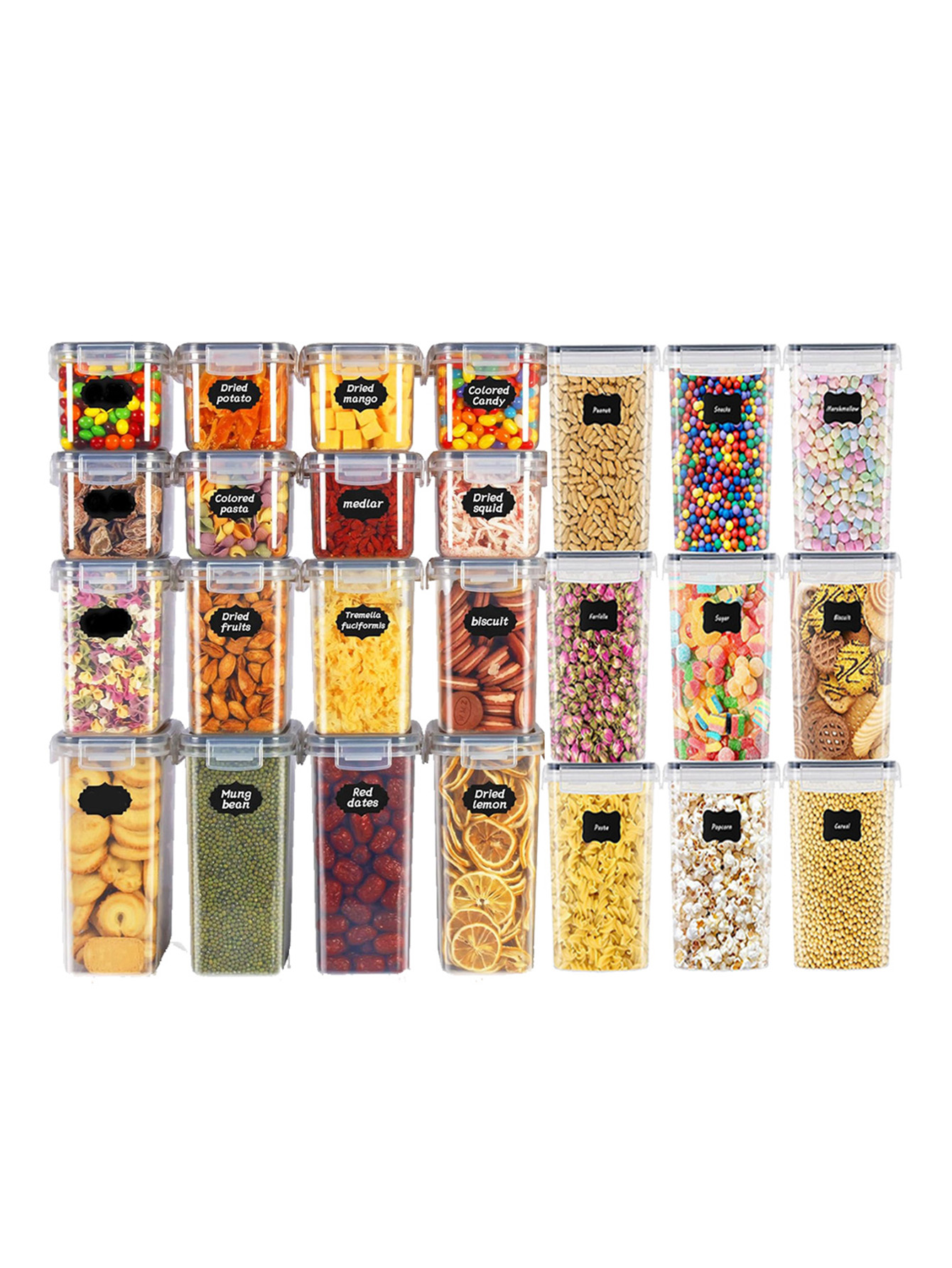 48pcs, Sealed Food Storage Con - Food Storage Design recension och pris