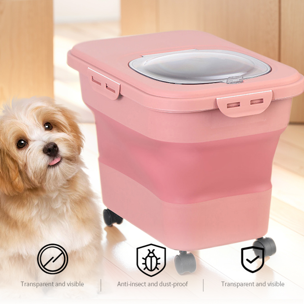 Collapsible Dry Cat Food Box 2 - Food Storage Containers B&M recension och pris