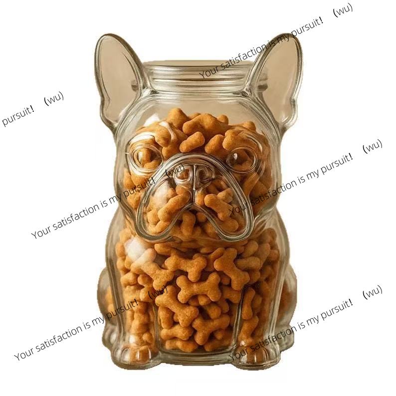 Dog Handling Container Bulldog - Food Storage Glass Containers Large recension och pris