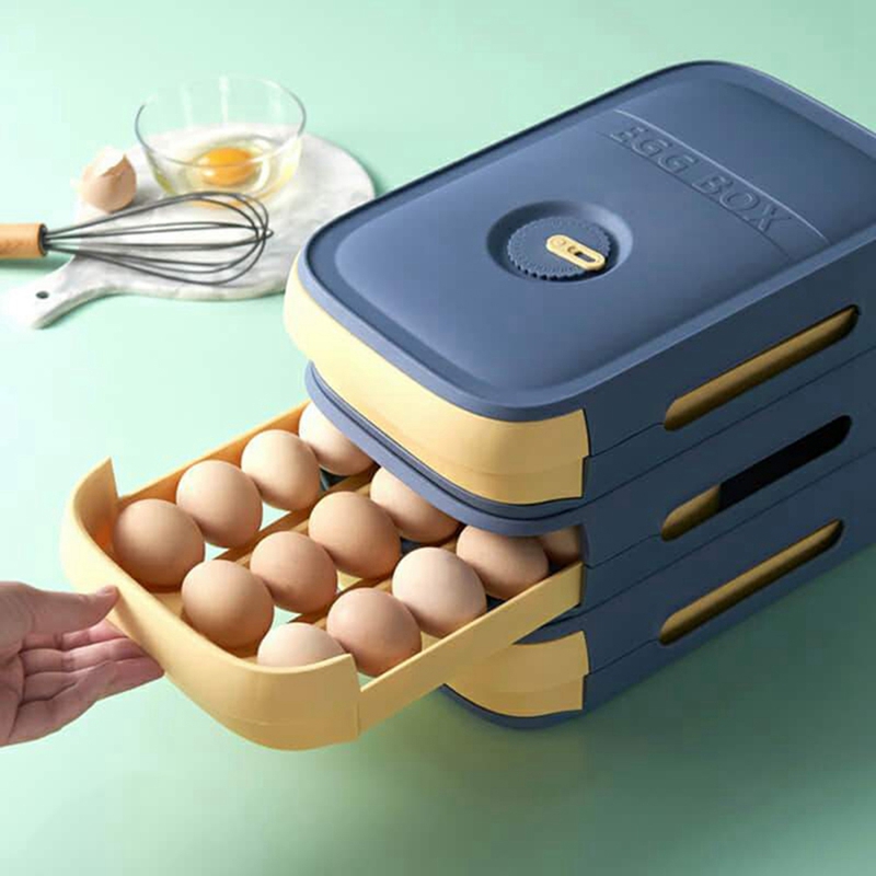 Egg Storage Container Refriger - Food Storage Drawers recension och pris