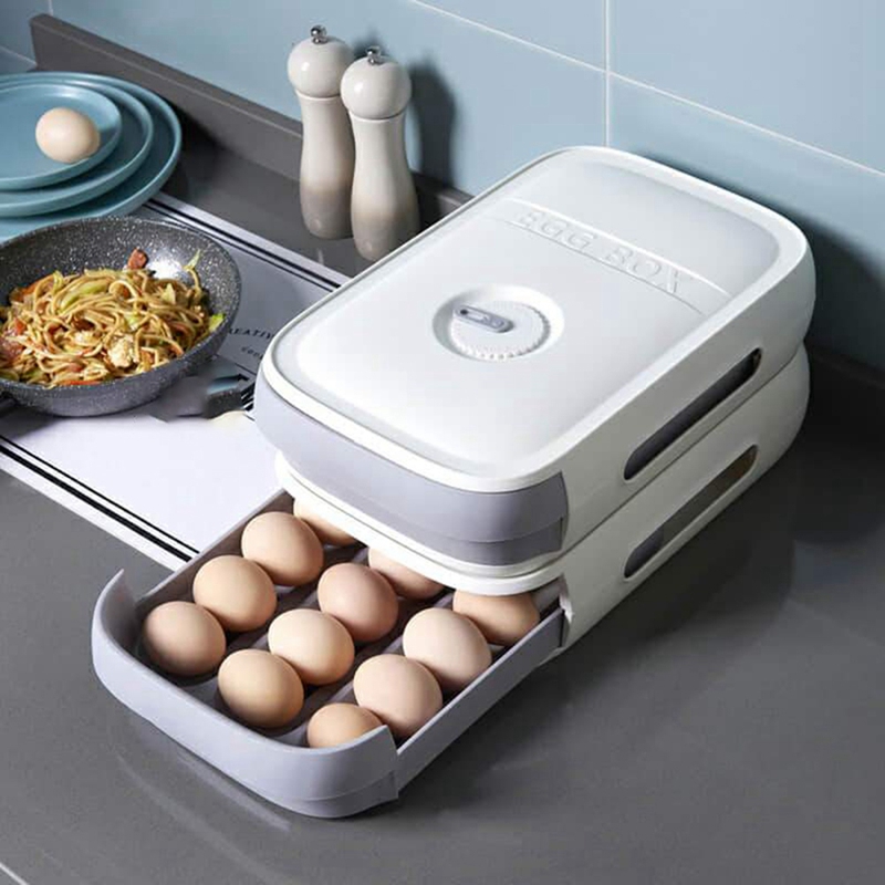 Egg Storage Container Refriger - Food Storage Drawers recension och pris