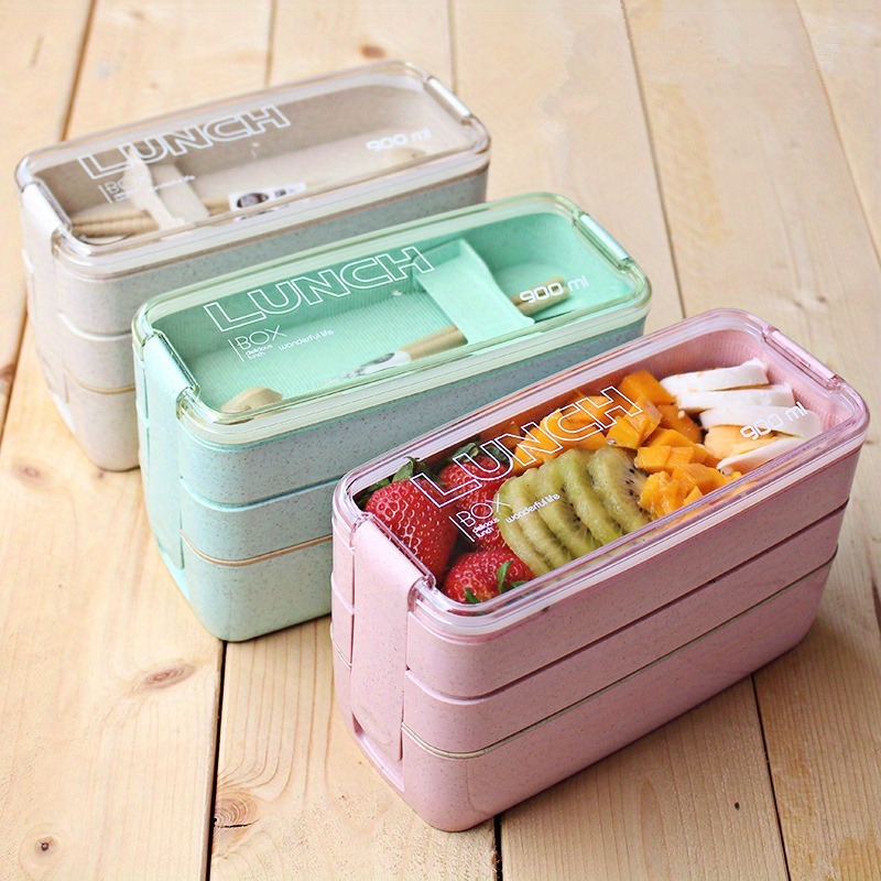 Portable Bento Box, 3-layers L - Food Storage 30 Years recension och pris