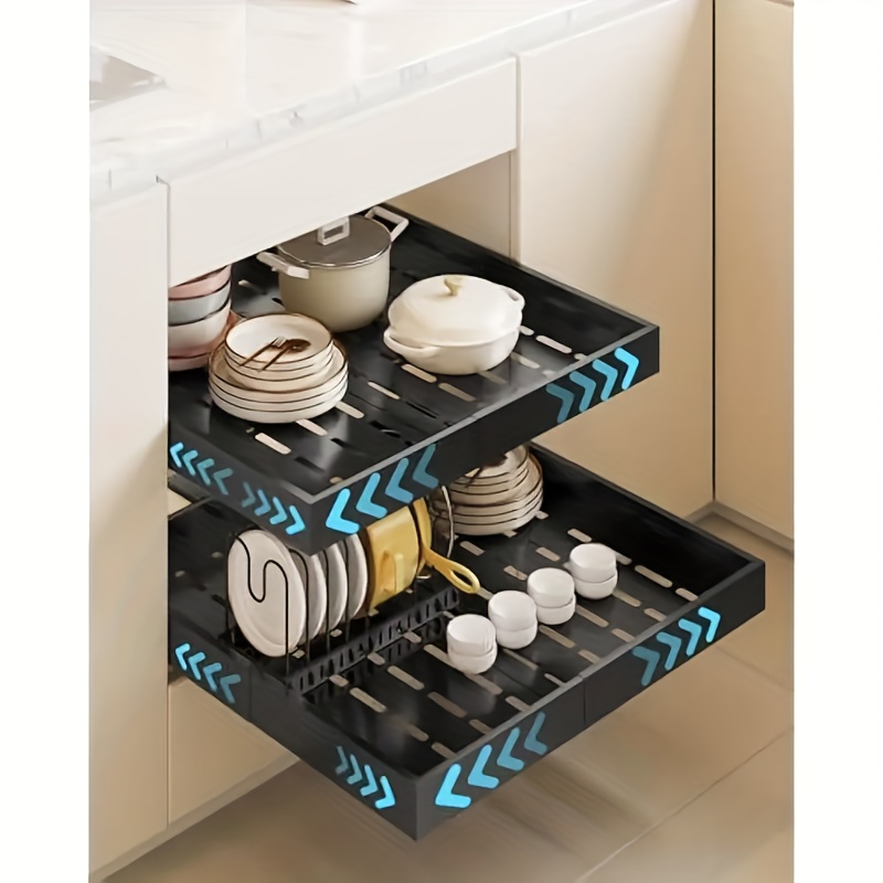 Pull Out Tray Organizer Kitche - Food Storage Drawers recension och pris