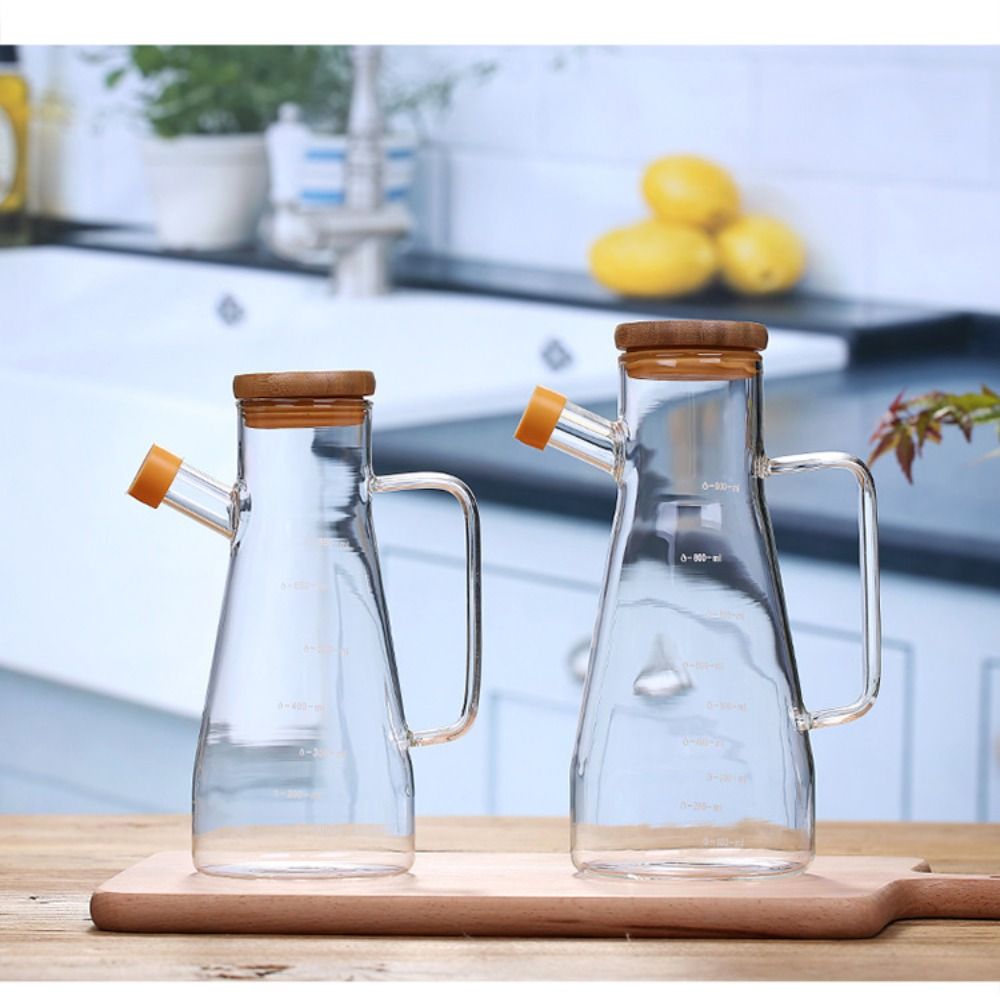 Durable Food-grade Oil Dispens - Food Storage Glass Containers Large recension och pris