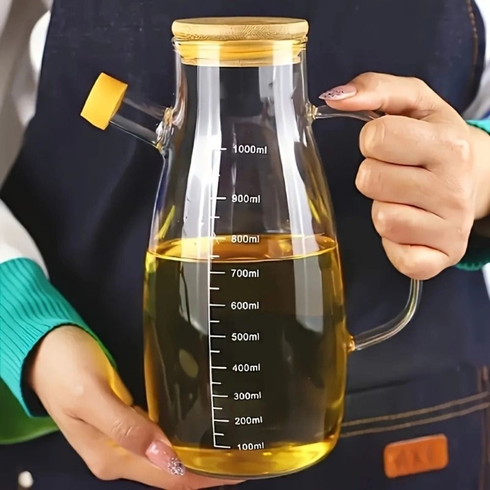 Durable Food-grade Oil Dispens - Food Storage Glass Containers Large recension och pris